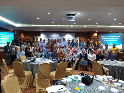 Kementerian Kelautan dan Perikanan bekerja sama dengan USAID menggelar simposium internasional perencanaan tata ruang laut Indonesia di Hotel Sultan, Jakarta, Senin (24/6/2019)