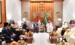 Presiden Joko Widodo pertemuan bilateral dengan Putra Mahkota Kerajaan Saudi Muhammad bin Salman di Istana Putra Mahkota Riyadh, Minggu malam 14 April 2019.