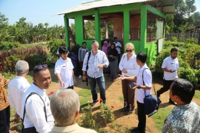 Tim Helsinborg Swedia meninjau langsung kondisi IPAL Komunal di Kelurahan Kedungasem, Kecamatan Wonoasih, Kota Probolinggo 