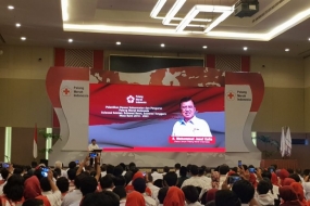 Jusuf Kalla Minta PMI Menolong Tanpa Membeda-Bedakan