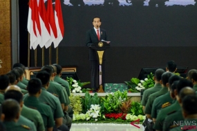 ジョコウィドド大統領：インドネシア国軍TNIは、防衛・安全保障プログラムを計画する必要がある