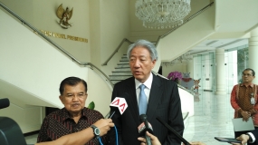 ユスフカラ副大統領とシンガポール副首相が経済協力を議論