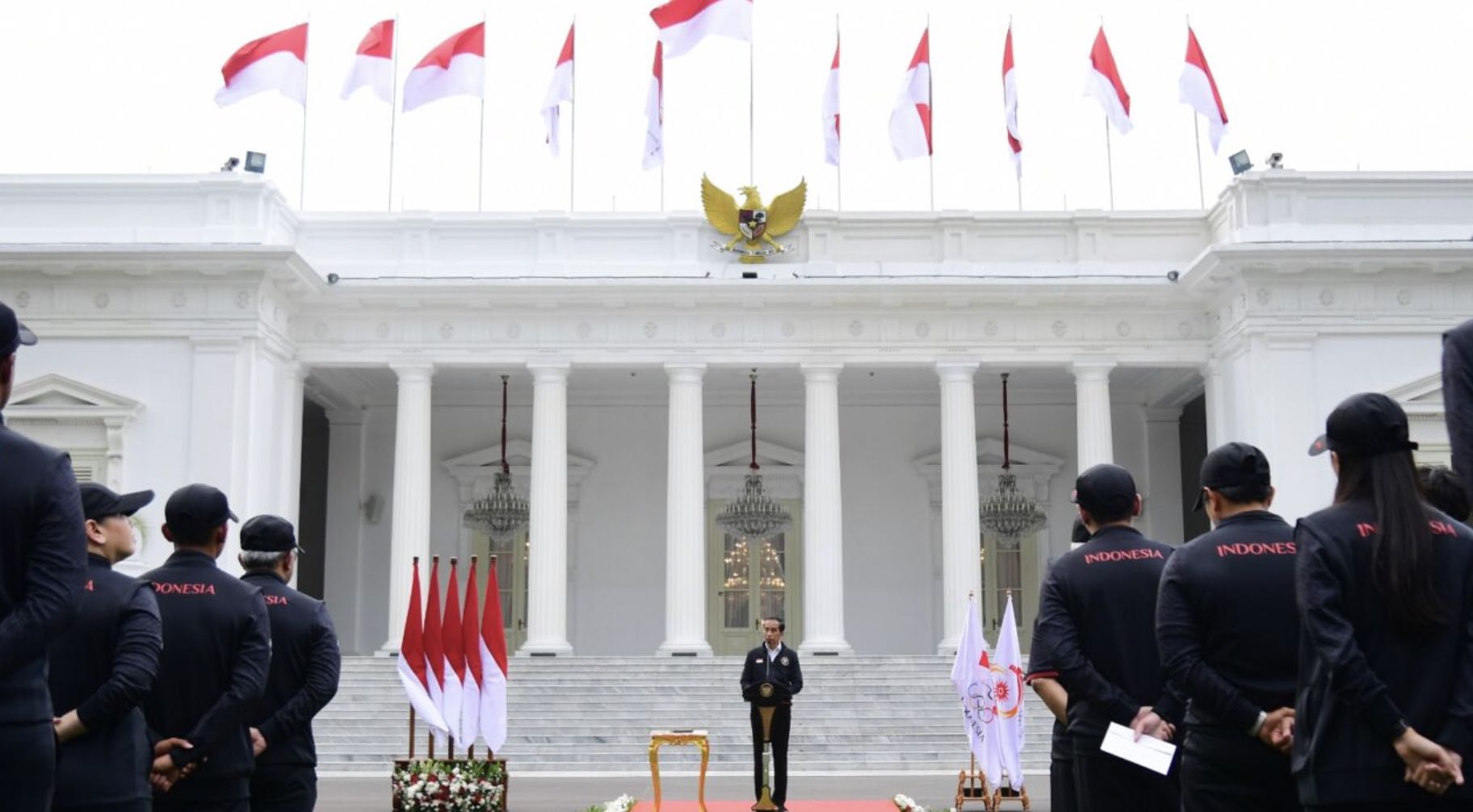 总统要求印尼代表团在杭州亚运会上进入前十名