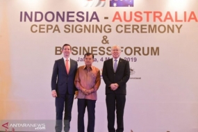 印尼副总统表示印尼-澳大利亚经济伙伴关系的好处