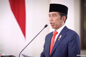 Jokowi总统称锁定不能保证减少Covid-19传播