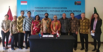 印度尼西亚与南非进行双边磋商鼓励加强具体合作