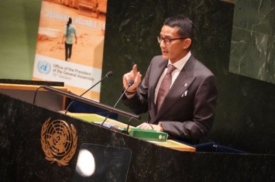 桑迪亚加在联合国发表讲话，揭露印尼旅游业在大流行后崛起