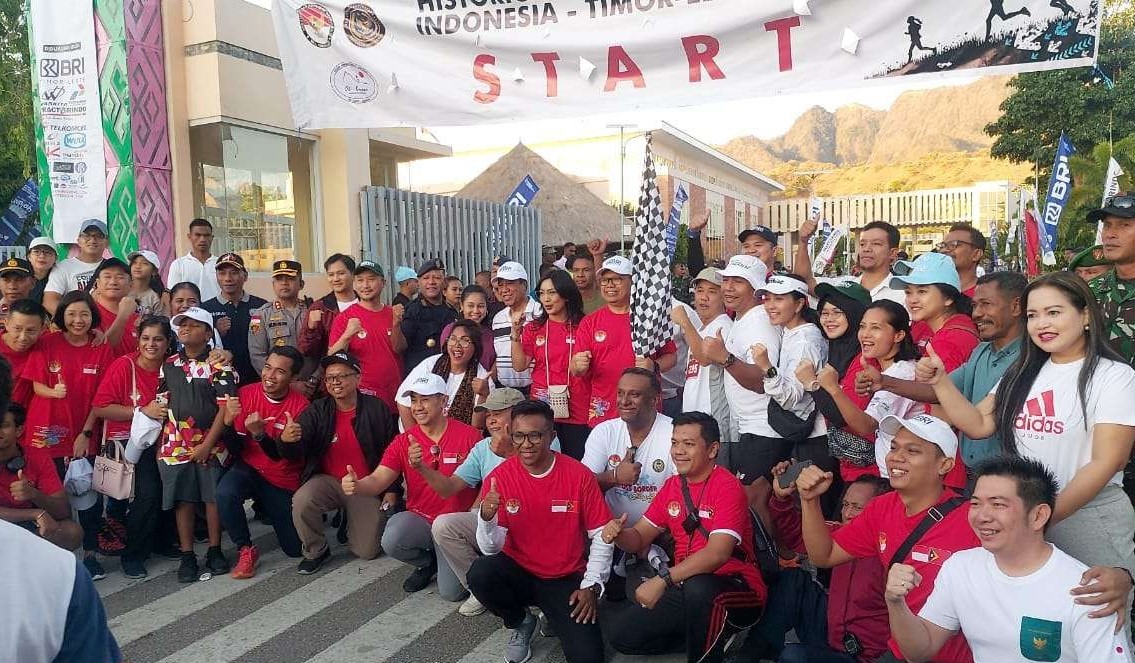 Historic Border Run fortalece las relaciones entre Indonesia y Timor Oriental