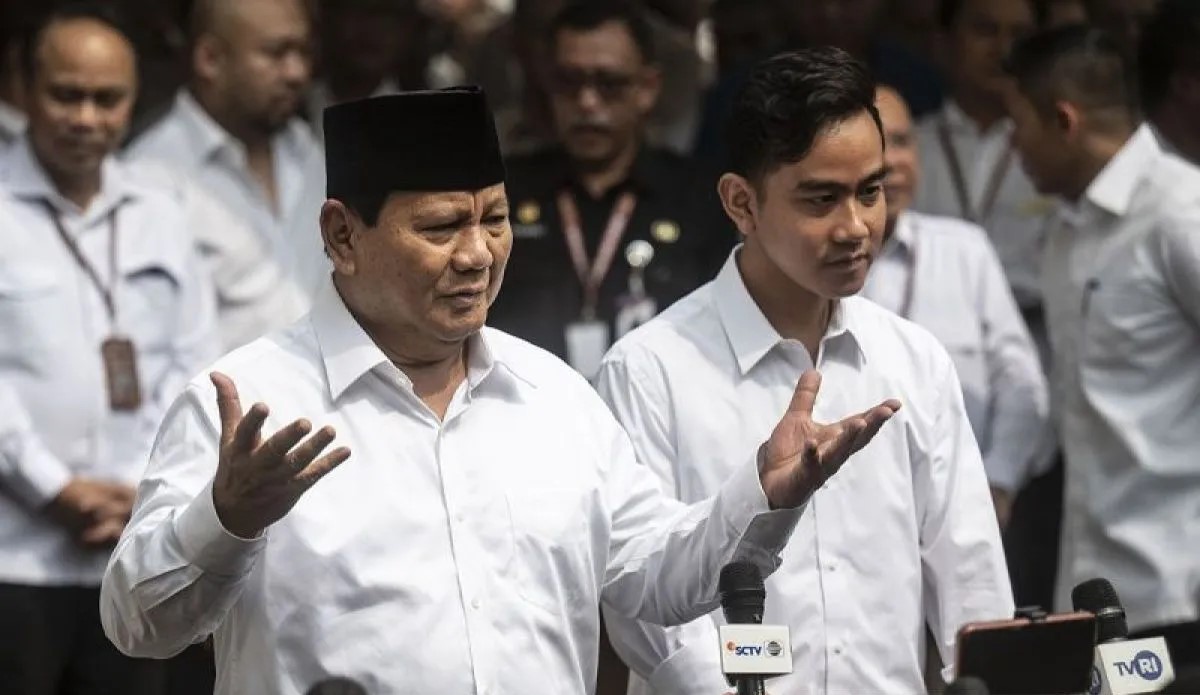 La Comisión Electoral General declaró a Prabowo-Gibran como presidente-vicepresidente electo para las elecciones presidenciales de 2024
