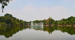 Parque de turismo Kambang Iwak en Sumatra del Sur