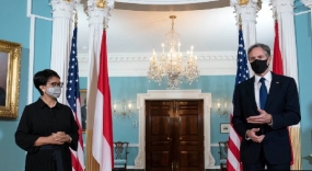 En una reunión con la ministra Retno en Washington, el secretario de Estado de los Estados Unidos elogió a Indonesia