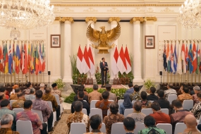 En dar inicio de la reunión de diplomáticos de Indonesia, Jokowi expresa el desafío de diplomáticos